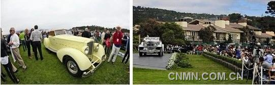 2011年加州圓石灘汽車巡展”(Concour de Elegance at Pebble Beach, CA)活動現(xiàn)場照片。